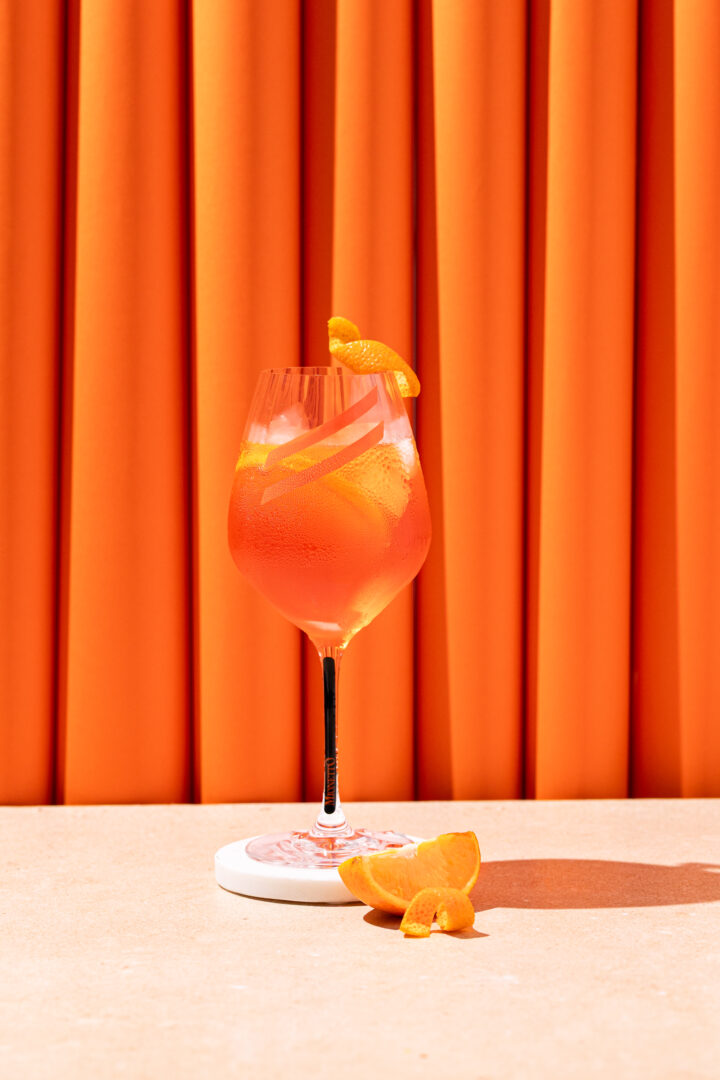 Photographie culinaire du Spritz Mionetto